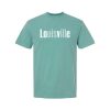 Seafoam - Front "Love Louisville" T-Shirt